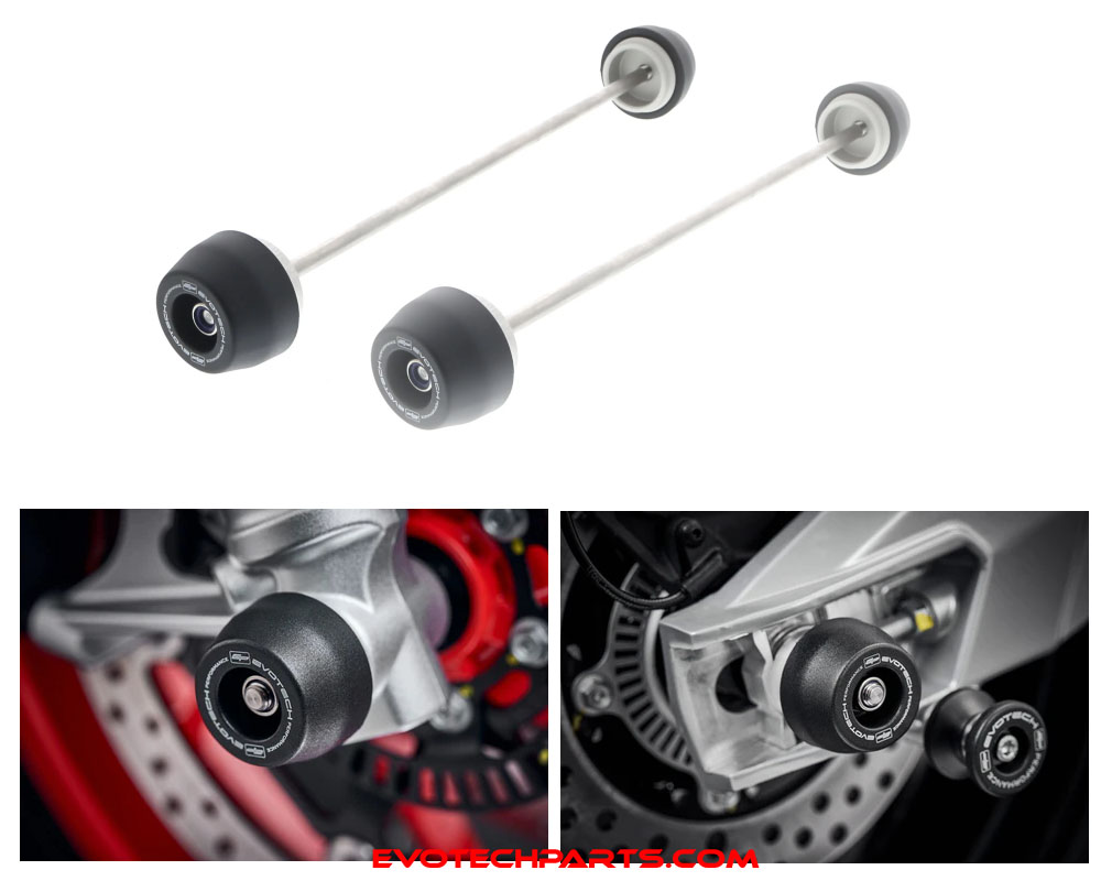 Aprilia Tuono 660 / RS 660 from 2021 Axle protector kit from Evotech  Performance